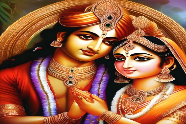 Art and the story of Krishna and Radha